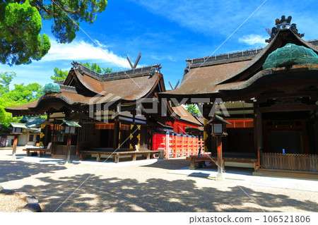 [大阪府] 晴天的住吉大社本宮（第3、第4本宮） 106521806