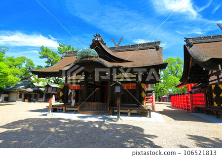 [大阪府]晴天的住吉大社（第三本宮） 106521813