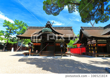 [大阪府]晴天的住吉大社（第三本宮） 106521814