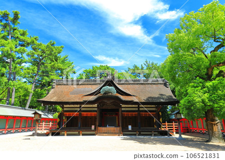 [大阪府]晴天的住吉大社本宮（第一本宮） 106521831