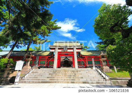 [大阪府]晴天的住吉大社（小十門） 106521836