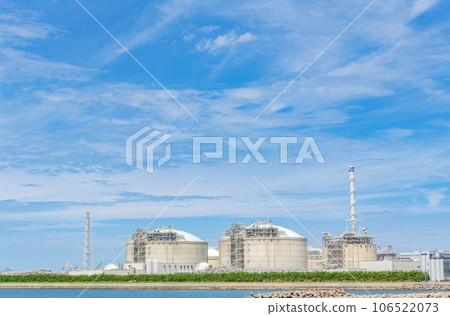 Thermal power plant that generates electricity using natural gas (energy image) 106522073