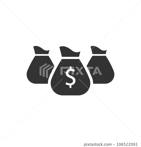 Money bag icon 106522091