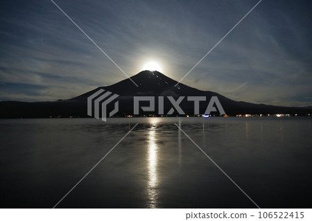 Summer Yamanakako Supermarket & Blue Moon Pearl Fuji 106522415