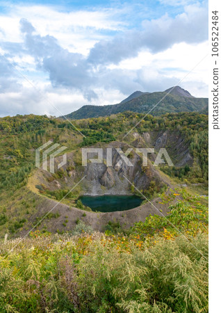 Konpira Crater Observatory, Lake Toya, Hokkaido in Autumn 106522484