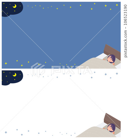 一套關於睡眠的背景設計公關女性 106523190