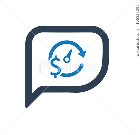 Discuss Budget Plan Icon Discuss Budget Plan Icon 106523293