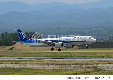 全日空航空 空客 A321neo 降落 全日空航空 空客 A321neo 降落 106523406
