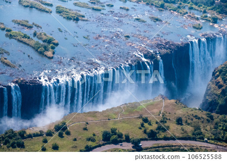 Aerial View of Victoria Falls 106525588