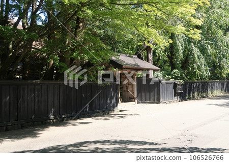 Samurai residence street in front of Kakunodate Ishiguro House 106526766