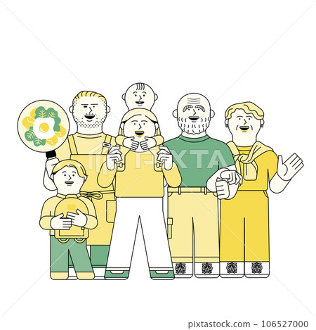 第三代家庭的插圖 第三代家庭的插圖 106527000