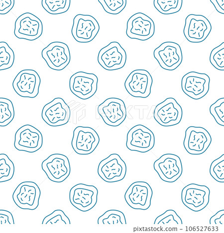 Bacteria vector Medical concept line blue seamless pattern Bacteria vector Medical concept line blue seamless pattern 106527633