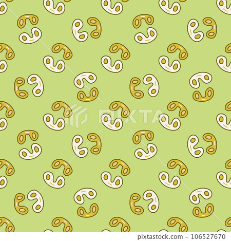 Primitive Bacteria vector concept colored seamless pattern 106527670