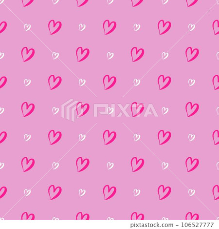 Heart shape vector seamless pattern doodle abstract background illustration Heart shape vector seamless pattern doodle abstract background illustration 106527777