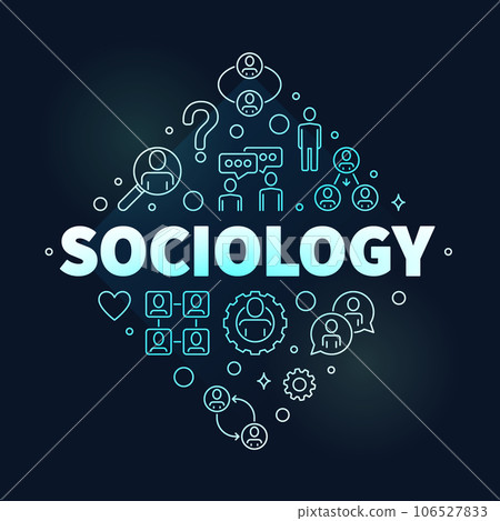 Sociology vector Patterns of Social...-插圖素材 [106527833] - PIXTA圖庫