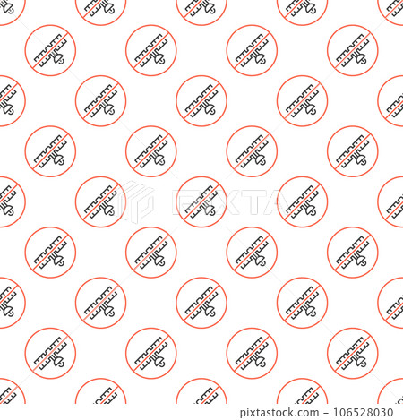 Satellite Ban vector concept line seamless pattern Satellite Ban vector concept line seamless pattern 106528030