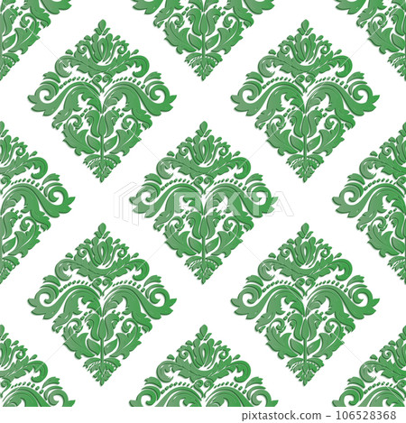Seamless Pattern With 3D Classic Elements 106528368