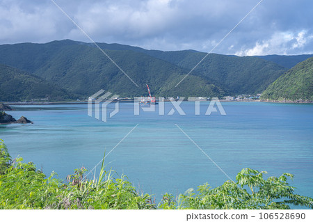 Scenery with a dam Nyukawa Dam Scenery with a dam Nyukawa Dam 106528690