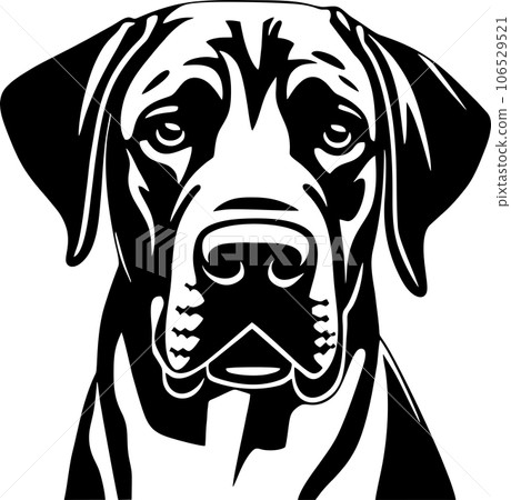 vector illustration of a dog 106529521