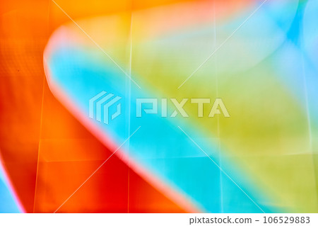 Smeared wall of vibrant colors in abstract art background asset 106529883