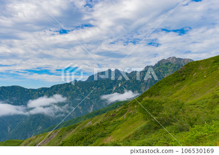 夏季八方白馬山風景 夏季八方白馬山風景 106530169