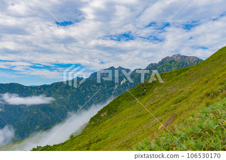 夏季八方白馬山風景 夏季八方白馬山風景 106530170