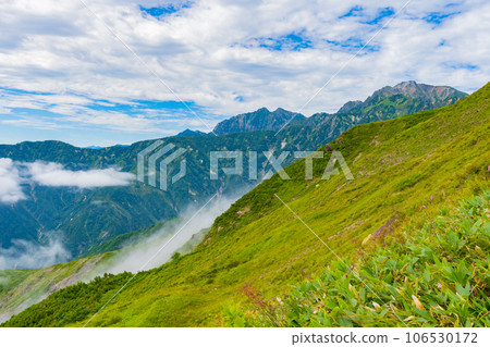 夏季八方白馬山風景 夏季八方白馬山風景 106530172