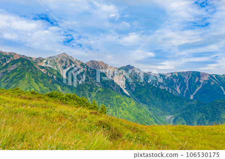夏季八方白馬山風景 106530175