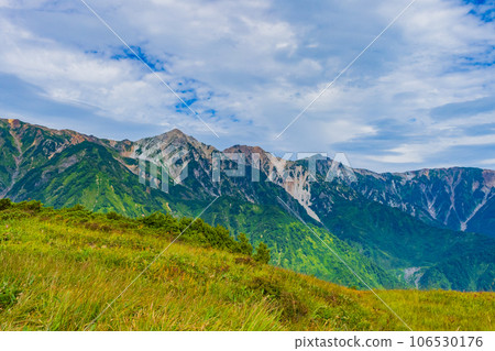 Summer Happo Hakuba mountain scenery 106530176