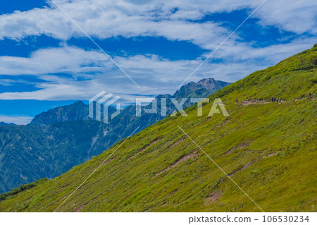 夏季八方白馬夏季山風景素材 夏季八方白馬夏季山風景素材 106530234