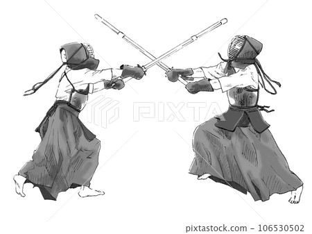 Kendo match Kendo match 106530502