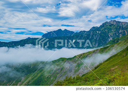 夏季八方白馬山步道 夏季山景素材 106530574
