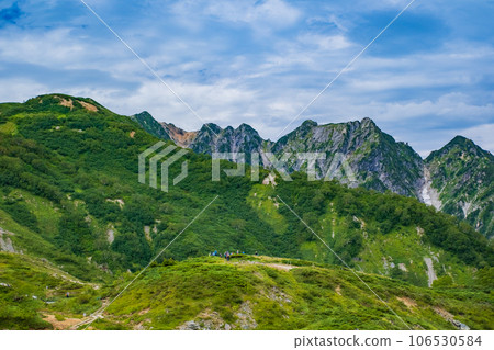 夏季八方白馬山步道 夏季山景素材 106530584