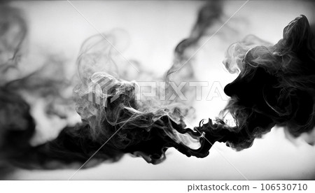 Abstract smoke in black and white background, digital art, halloween concept Abstract smoke in black and white background, digital art, halloween concept 106530710