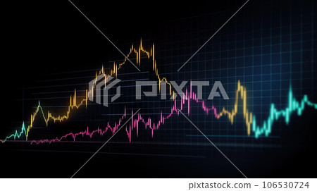 Stock market investment trading graph glowing lines and diagram background, financial investment or economic concept Stock market investment trading graph glowing lines and diagram background, financial investment or economic concept 106530724
