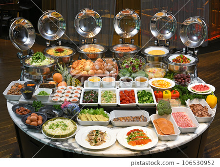 Breakfast buffet image, food gathering image, hotel breakfast image 106530952