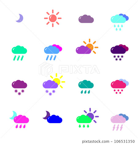 weather icons 106531350