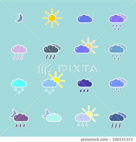 weather icons 106531353