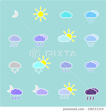 weather icons 106531354