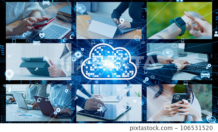 使用各種移動設備的人云網絡 106531520