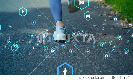 Running women and technology Sports Tech Running women and technology Sports Tech 106531595