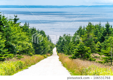 White road Cape Soya White road Cape Soya 106531768