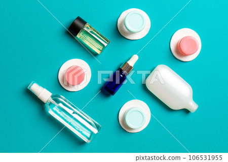 Top view of means for face care 106531955