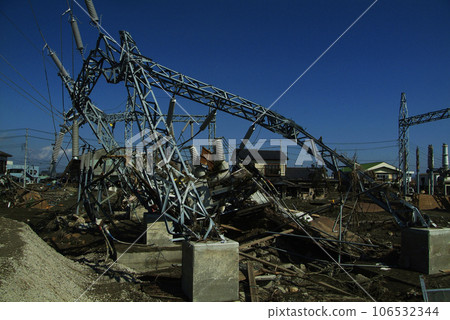 <東日本大地震> 石卷市，2011 年 4 月 1 日 106532344