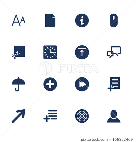 Simple set icon for app, programs and sites. Simple set icon for app, programs and sites. 106532469