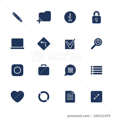 Simple internet icons set. Universal internet icons. EPS 10 Simple internet icons set. Universal internet icons. EPS 10 106532470