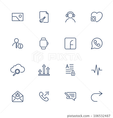 Pc App Program Icon Simple icons for app, programs and sites. Set... - Stock Illustration ...
