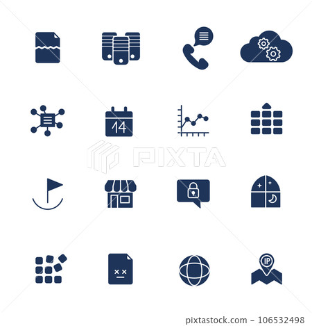 Icon set. Icons for web, apps, programs and other 106532498