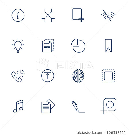 Set with different UI icons Set with different UI icons 106532521