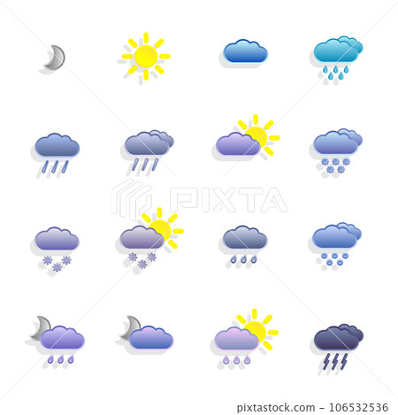 weather icons weather icons 106532536